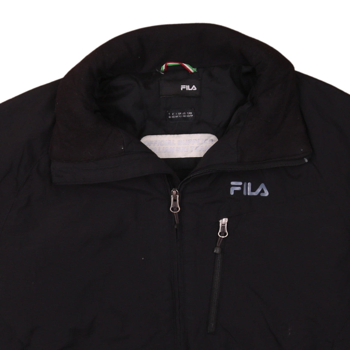 Fila Men's Black XS Ski Winter Softshell Puffer Jacket