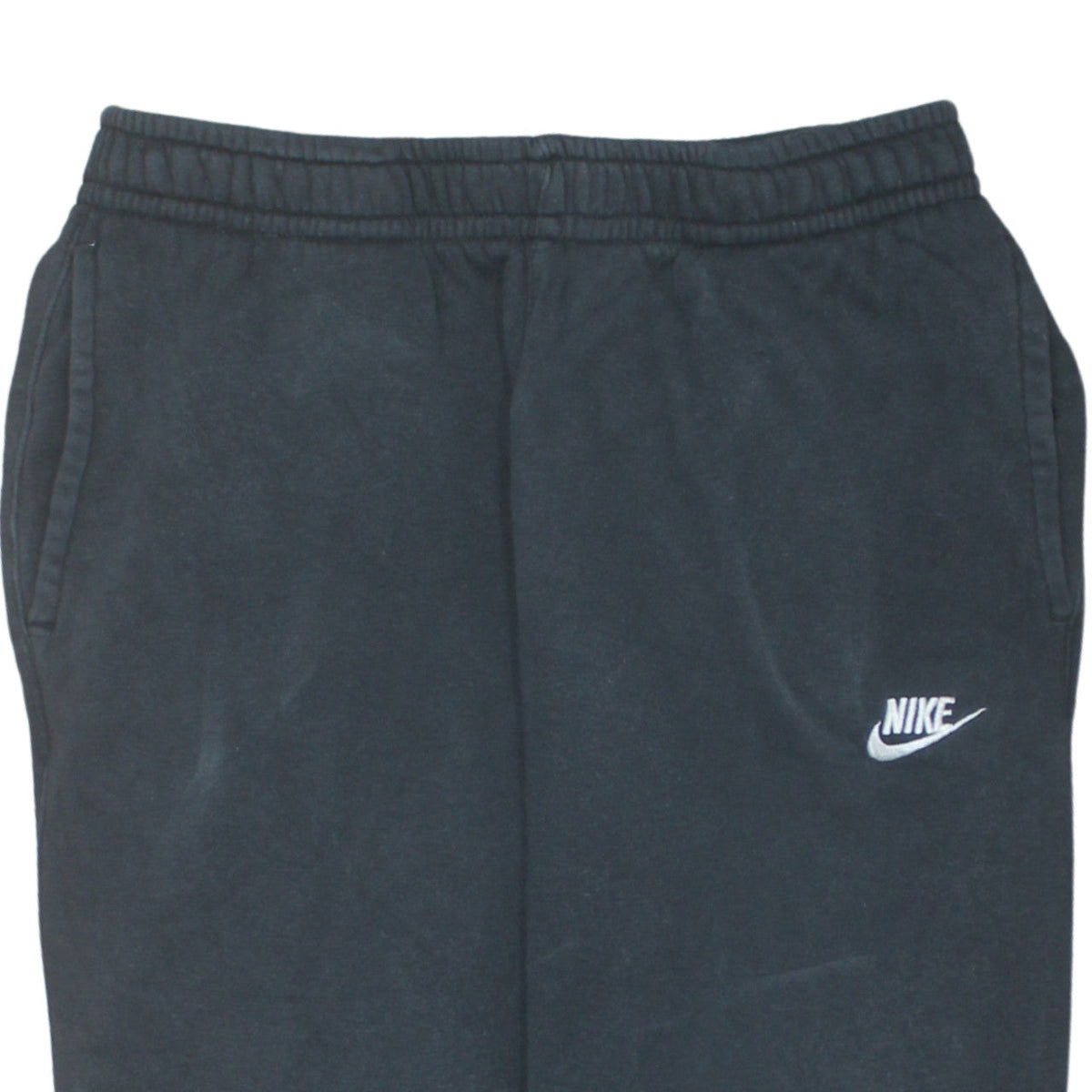 Nike Men's Black Jogger Trousers M Regular Fit Fleece Activewear
