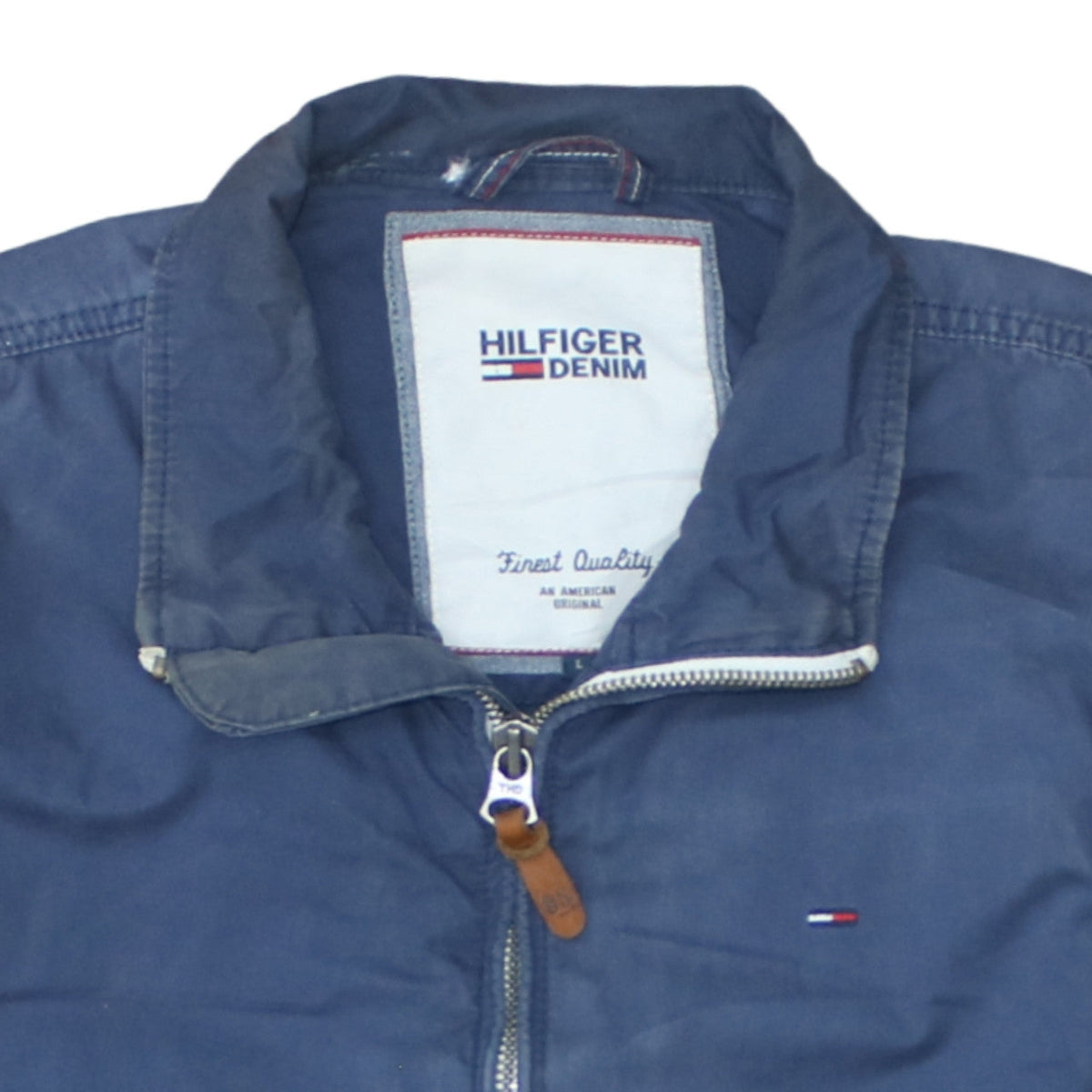 Tommy Hilfiger Denim Men's Blue Full Zip Cotton Jacket L