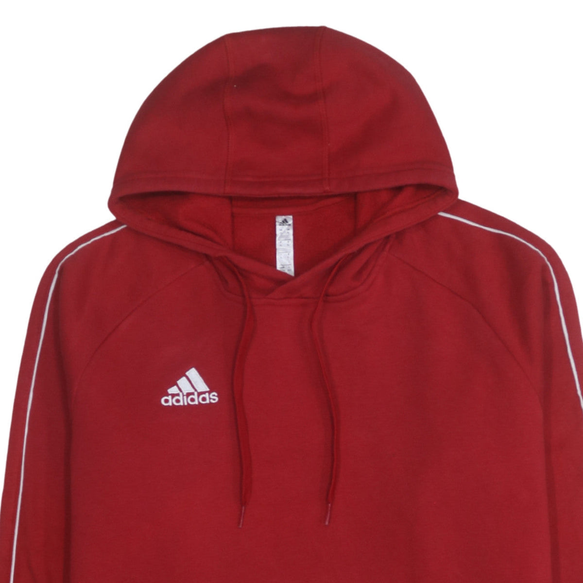 Adidas Men Red XL Pullover Hoodie Sports Fleece Sweatshirt