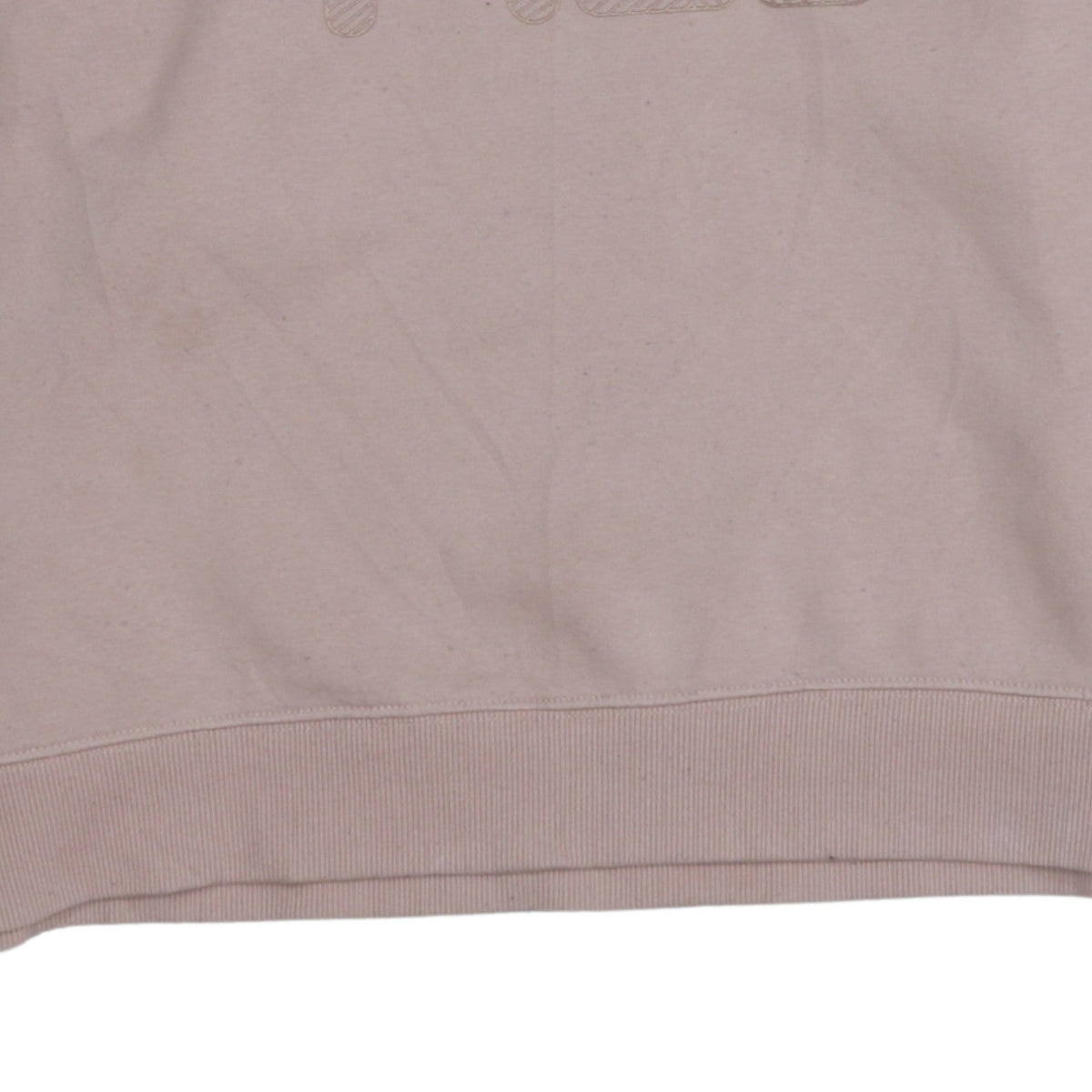 Fila Women Beige XL Pullover Sweatshirt Crew Neck Logo Long Sleeve