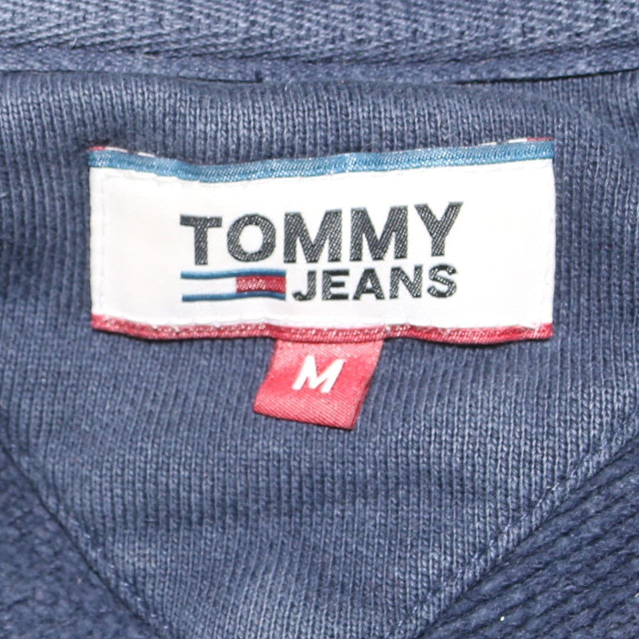 Tommy Jeans Men's Blue Crew Neck Logo Sweatshirt Size M
