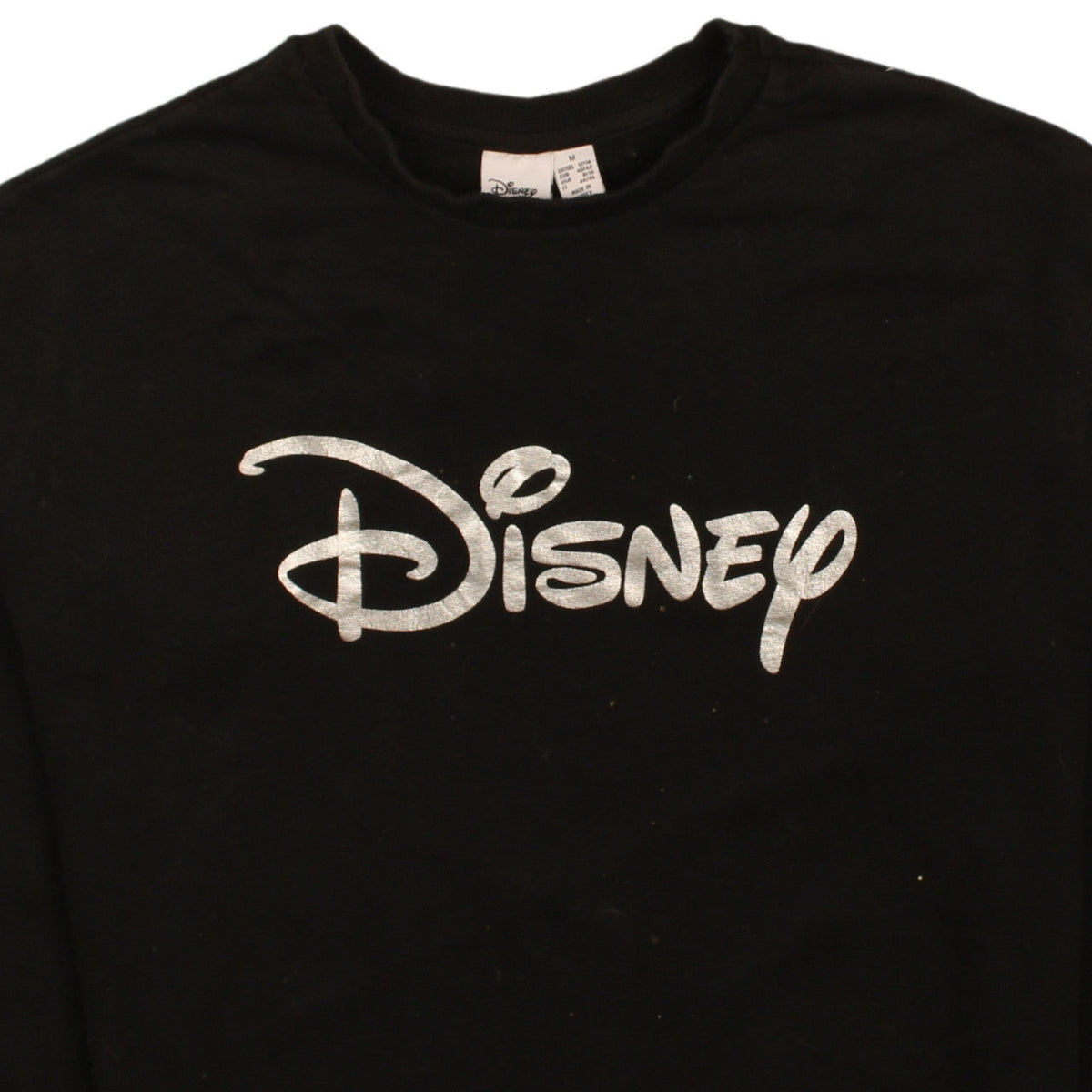 Disney Men's Black Logo Pullover Sweatshirt M