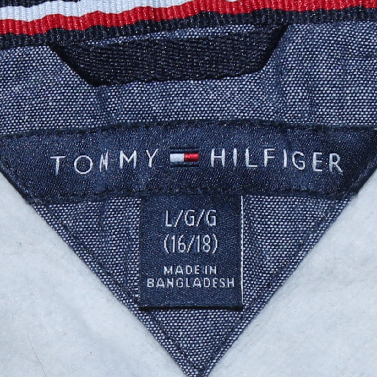 Tommy Hilfiger Women Beige & Black Full Zip Hoodie Size 16/18