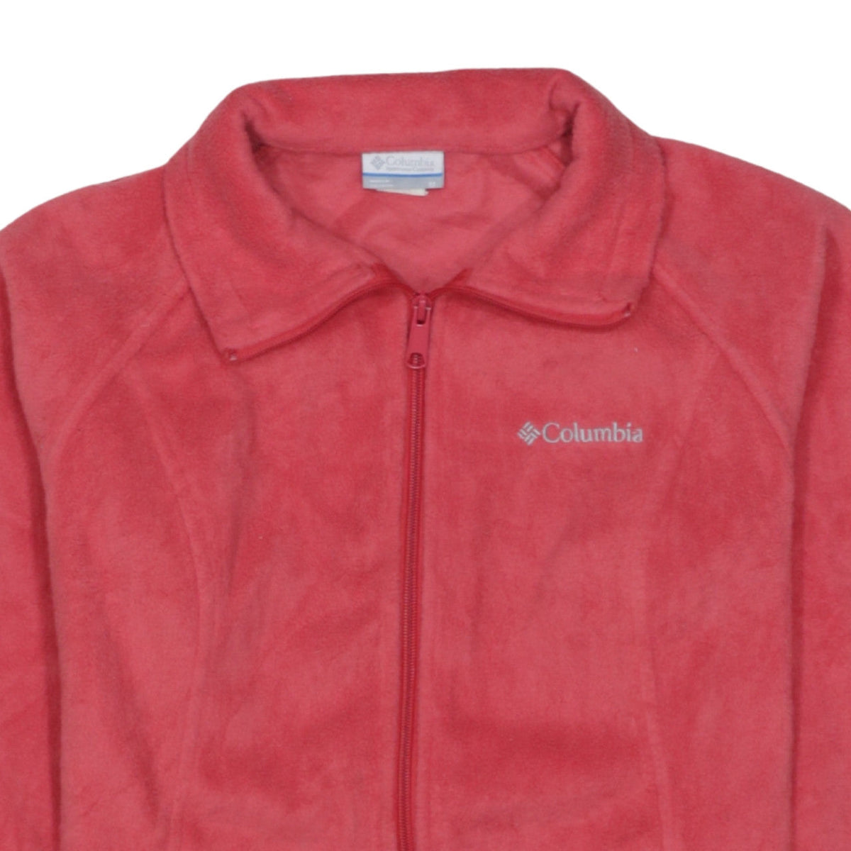Columbia Womens Pink Fleece Full Zip Jacket Size M