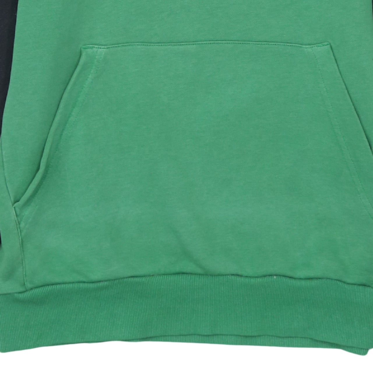 Adidas Boys Green & Black Pullover Hoodie Size 15-16 Years Regular Fit