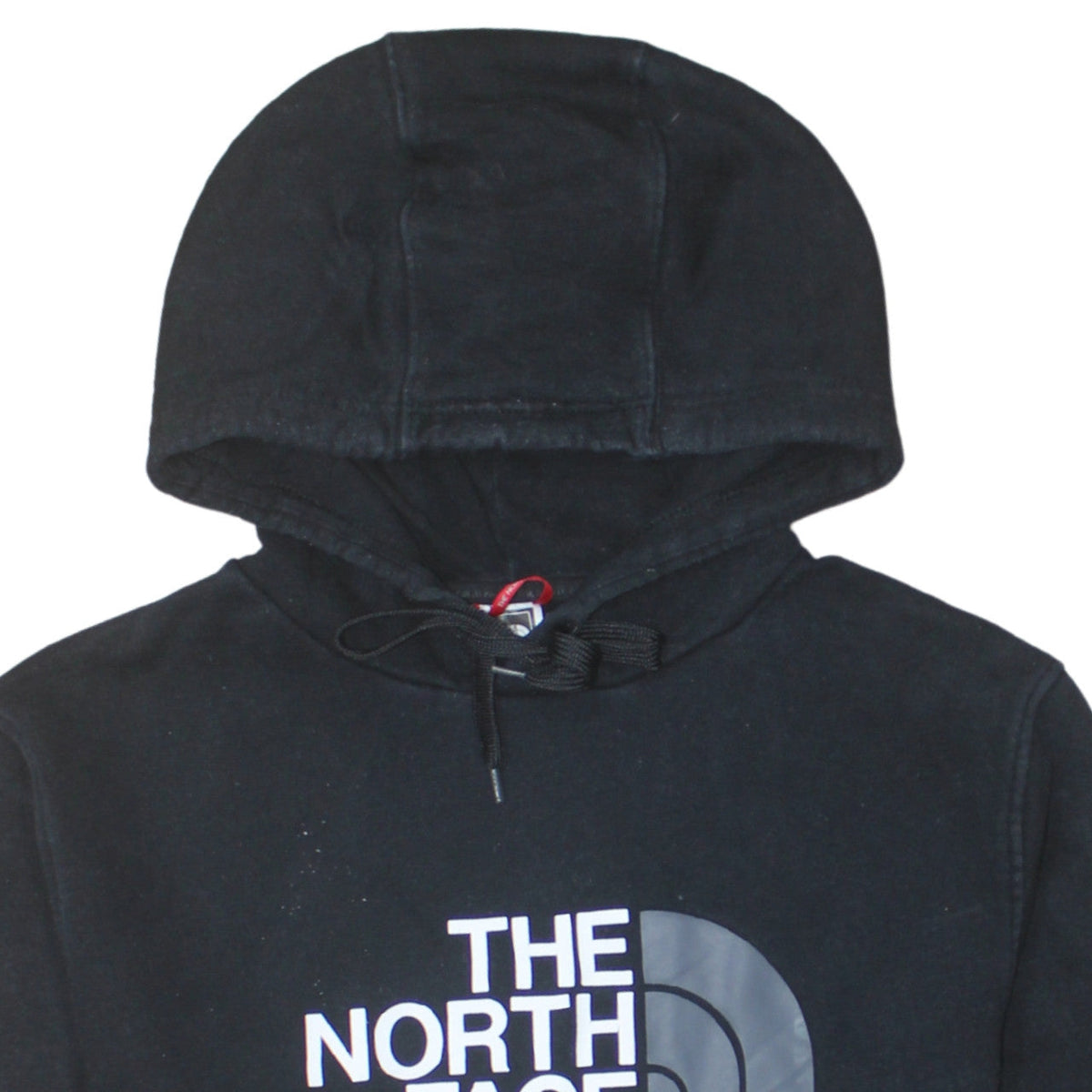 The North Face Men's Black Pullover Hoodie M Fleece Logo Sweatshirt