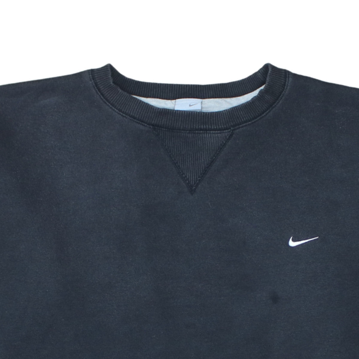 Nike Men's Black XL Crew Neck Fleece Pullover Sweatshirt