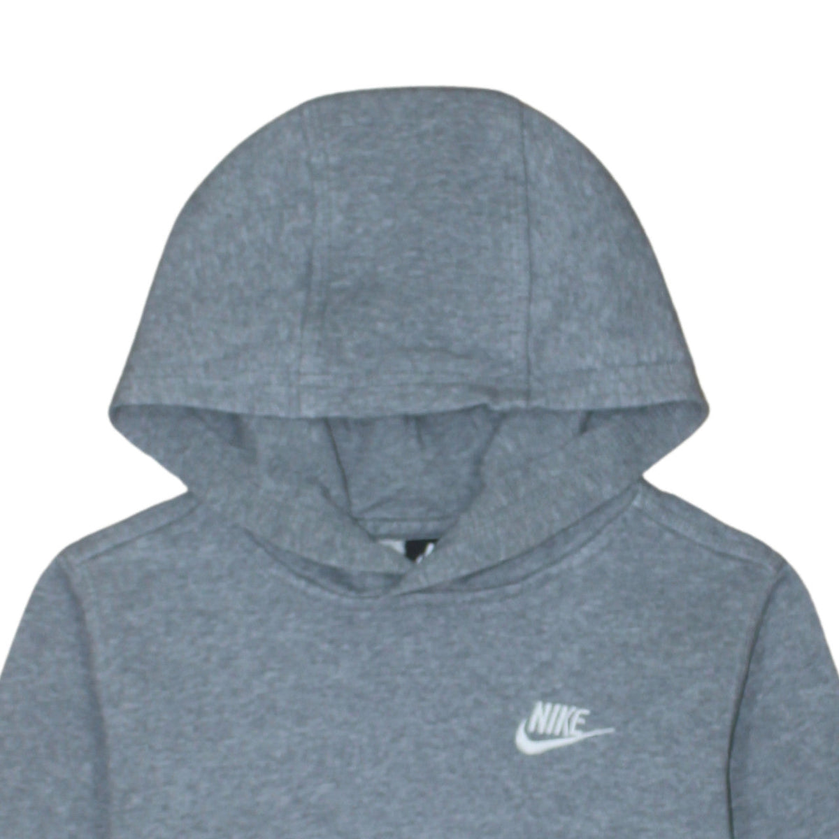 Nike Boys Grey Pullover Hoodie Size L 147-158cm Cotton Blend