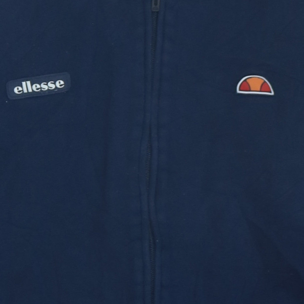 Ellesse Womens Navy Full Zip Hoodie Size UK 10 Cotton Blend