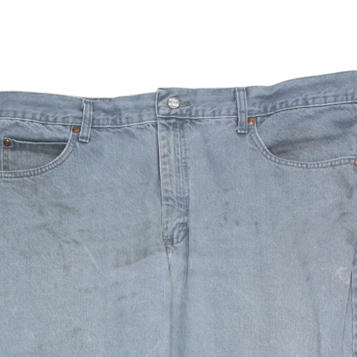 Lee Men's Blue Regular Fit Straight Leg Jeans Size 42x30
