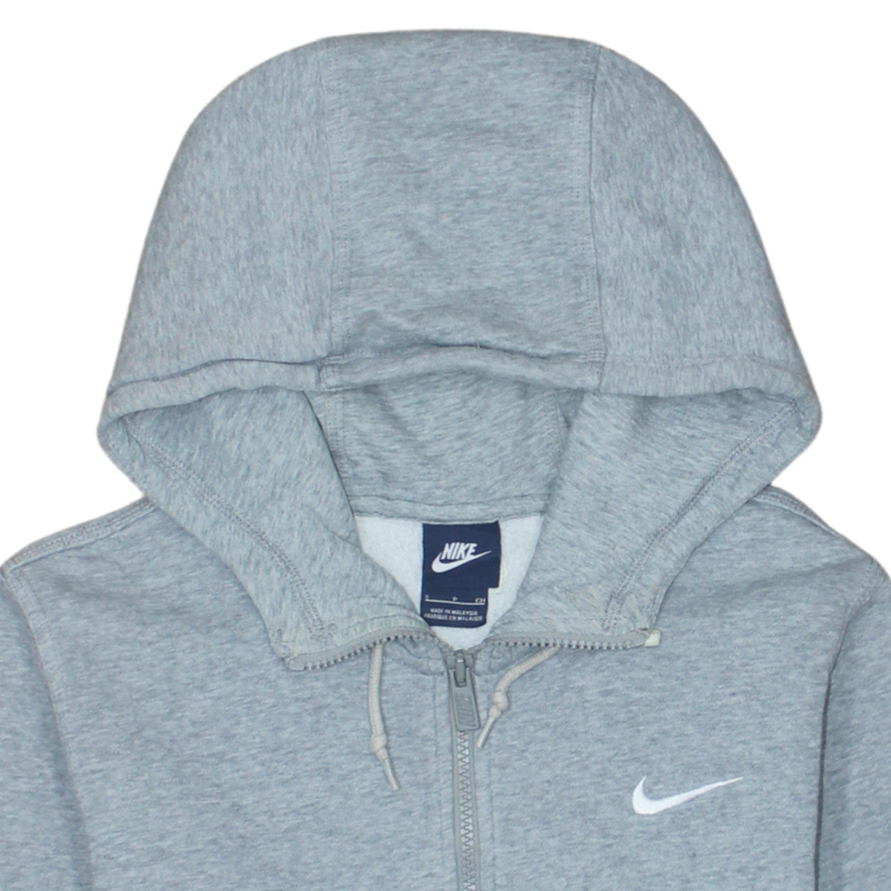 Nike Men's Grey Full Zip Hoodie Size S Sportswear Sweatshirt