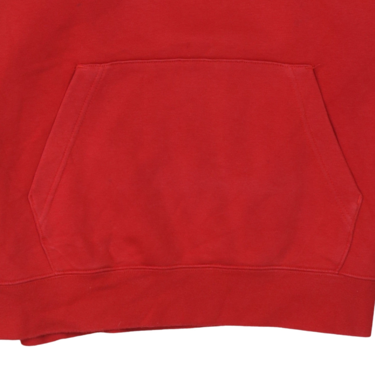Nike Men's Red Pullover Hoodie Medium Logo Fleece Sweatshirt