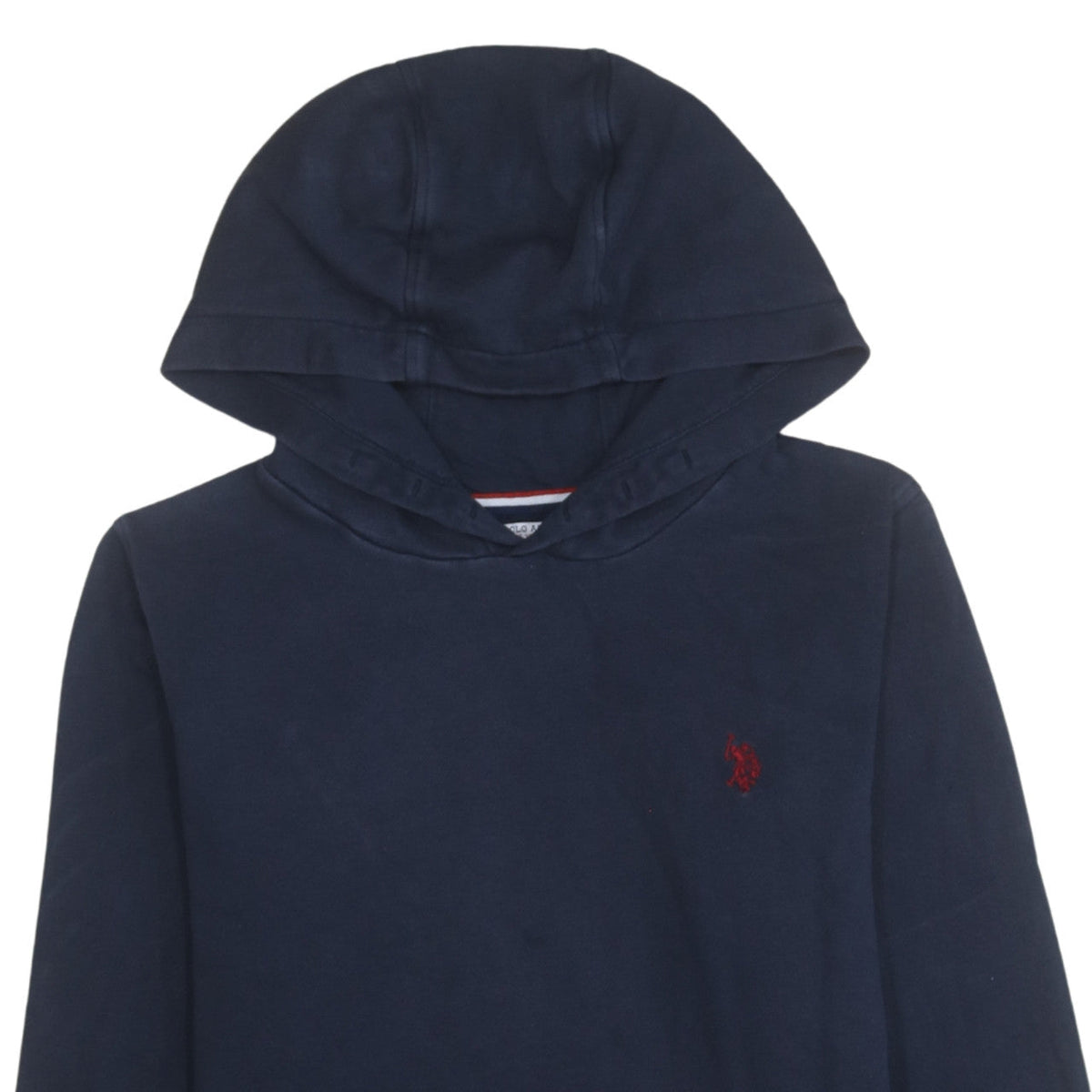 U.S. Polo Assn Boys Navy Blue Pullover Hoodie 15-16 Years Cotton Blend