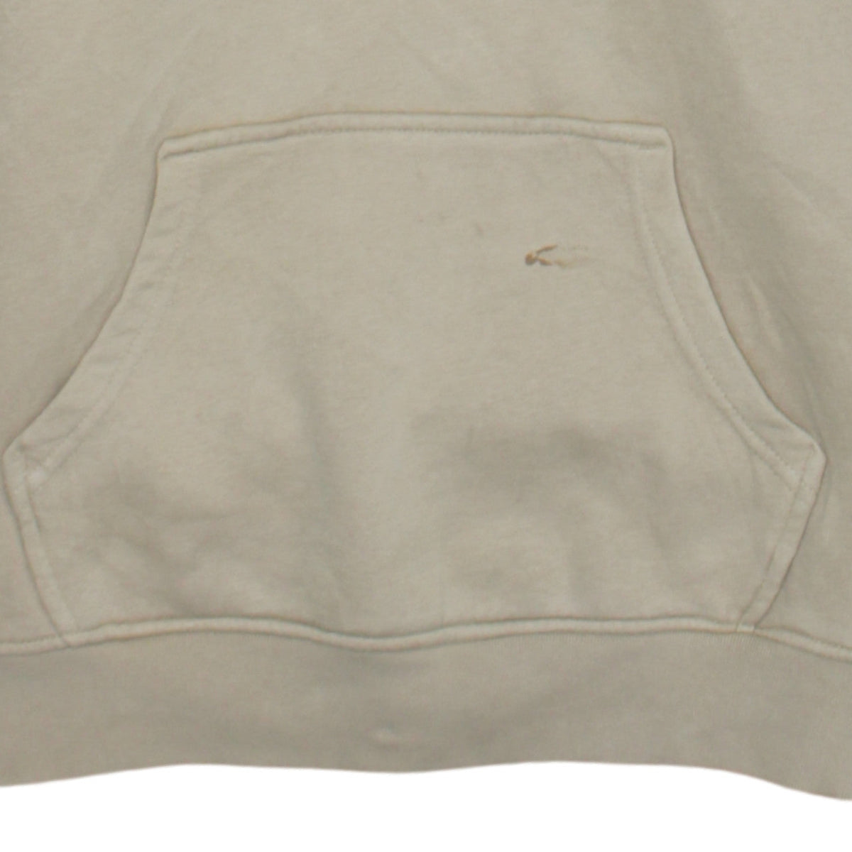 Adidas Women Beige Pullover Hoodie Size 8 Cotton Logo Casual