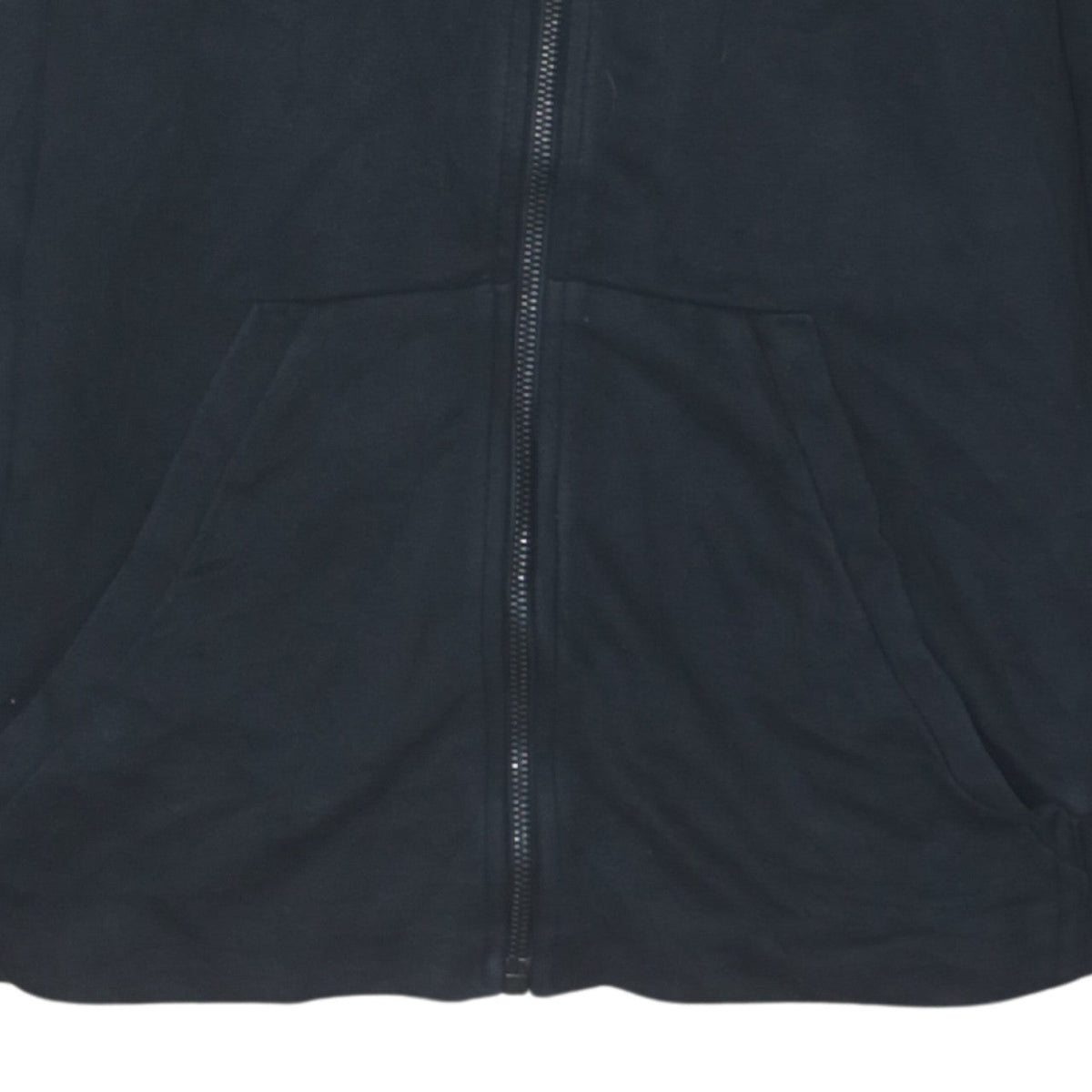 Adidas Men Black Full Zip Hoodie Small Sports Logo