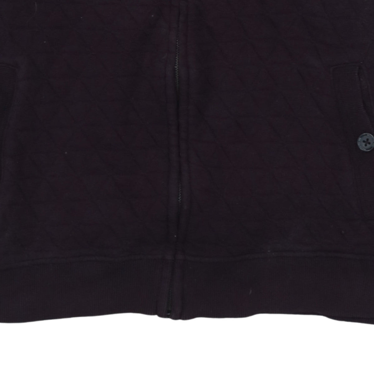 Marks & Spencer Men's Brown Quilted Full Zip Jacket L