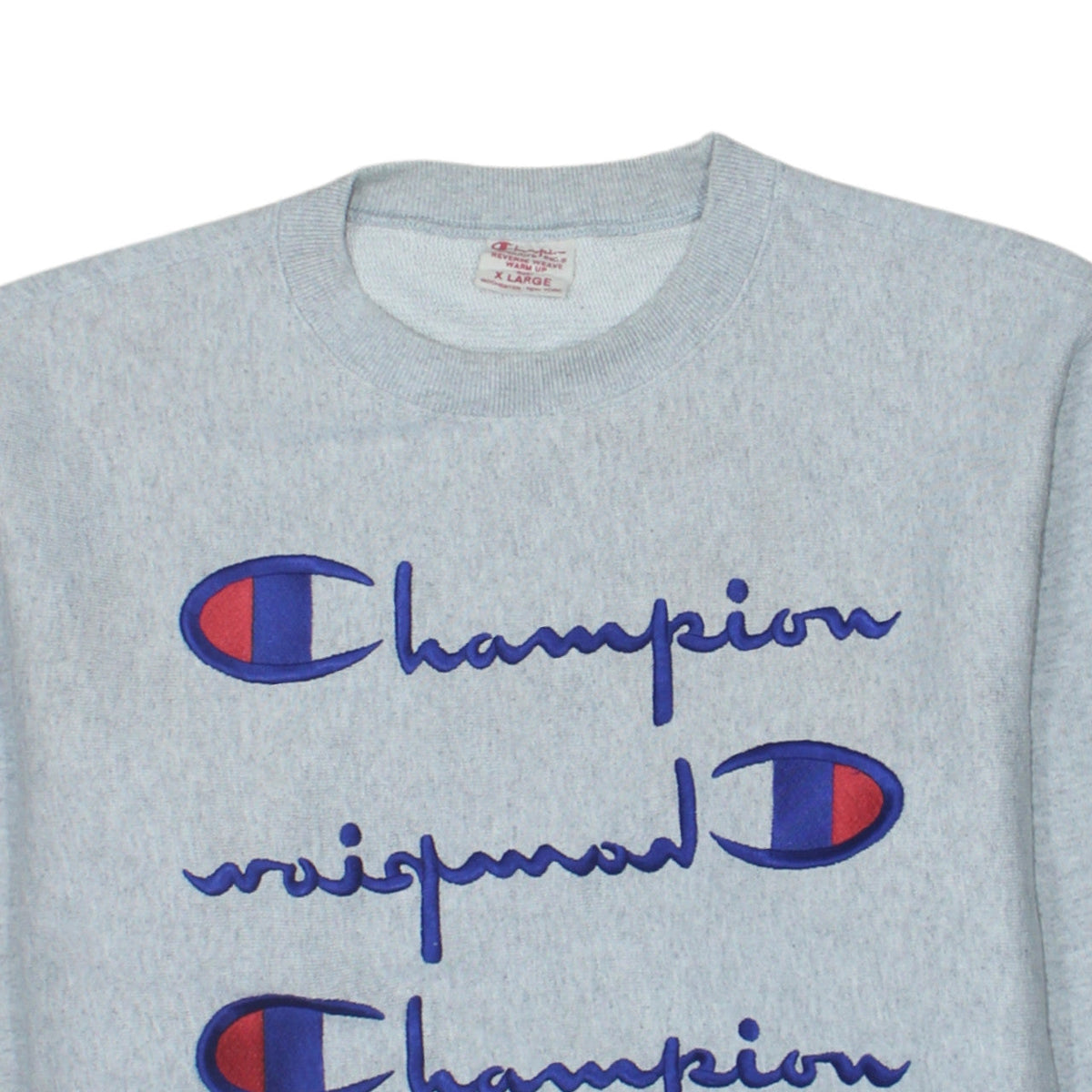 Champion Men Grey XL Reverse Weave Pullover Sweatshirt