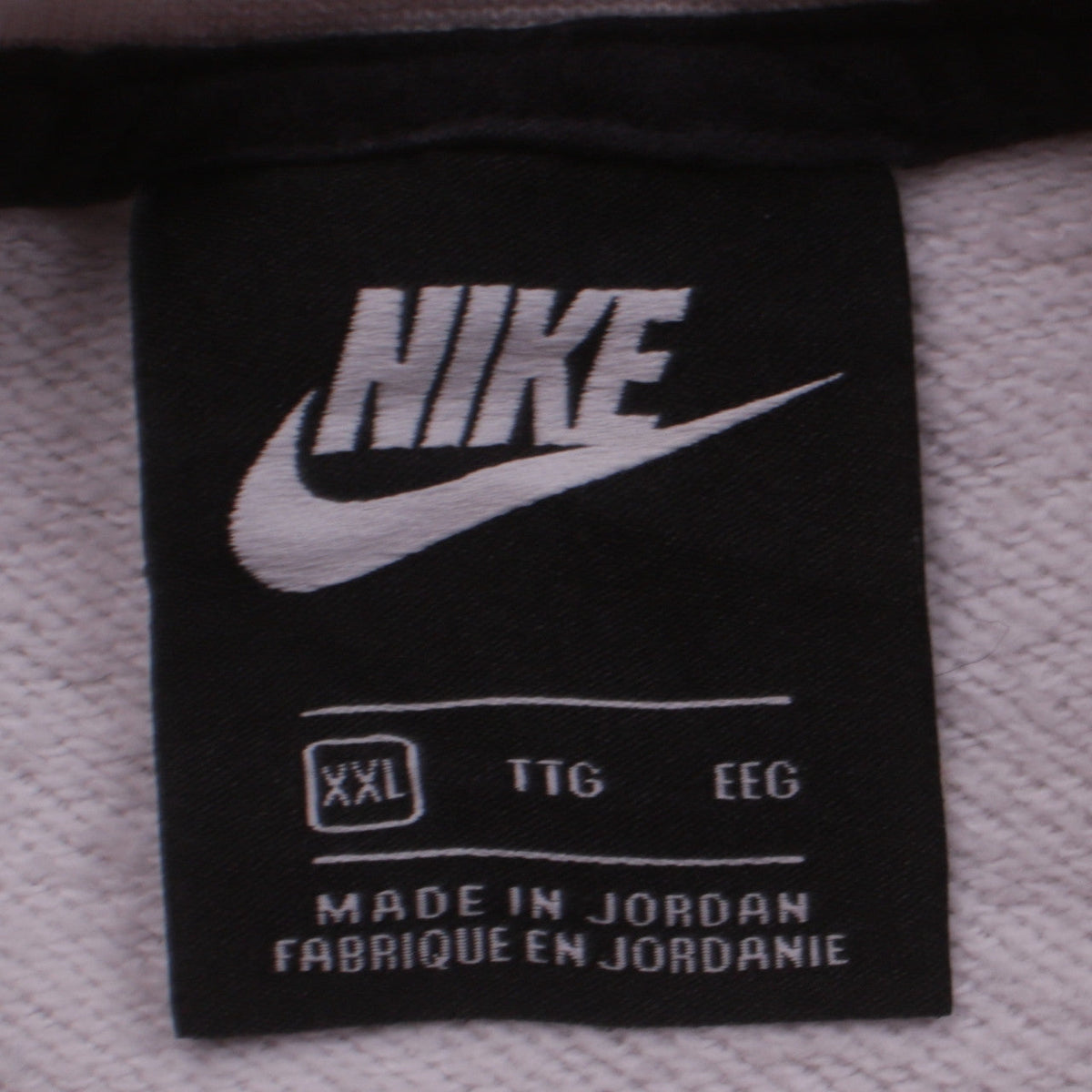 Nike Women Black and White Colourblock Crew Neck Pullover Sweatshirt XXL
