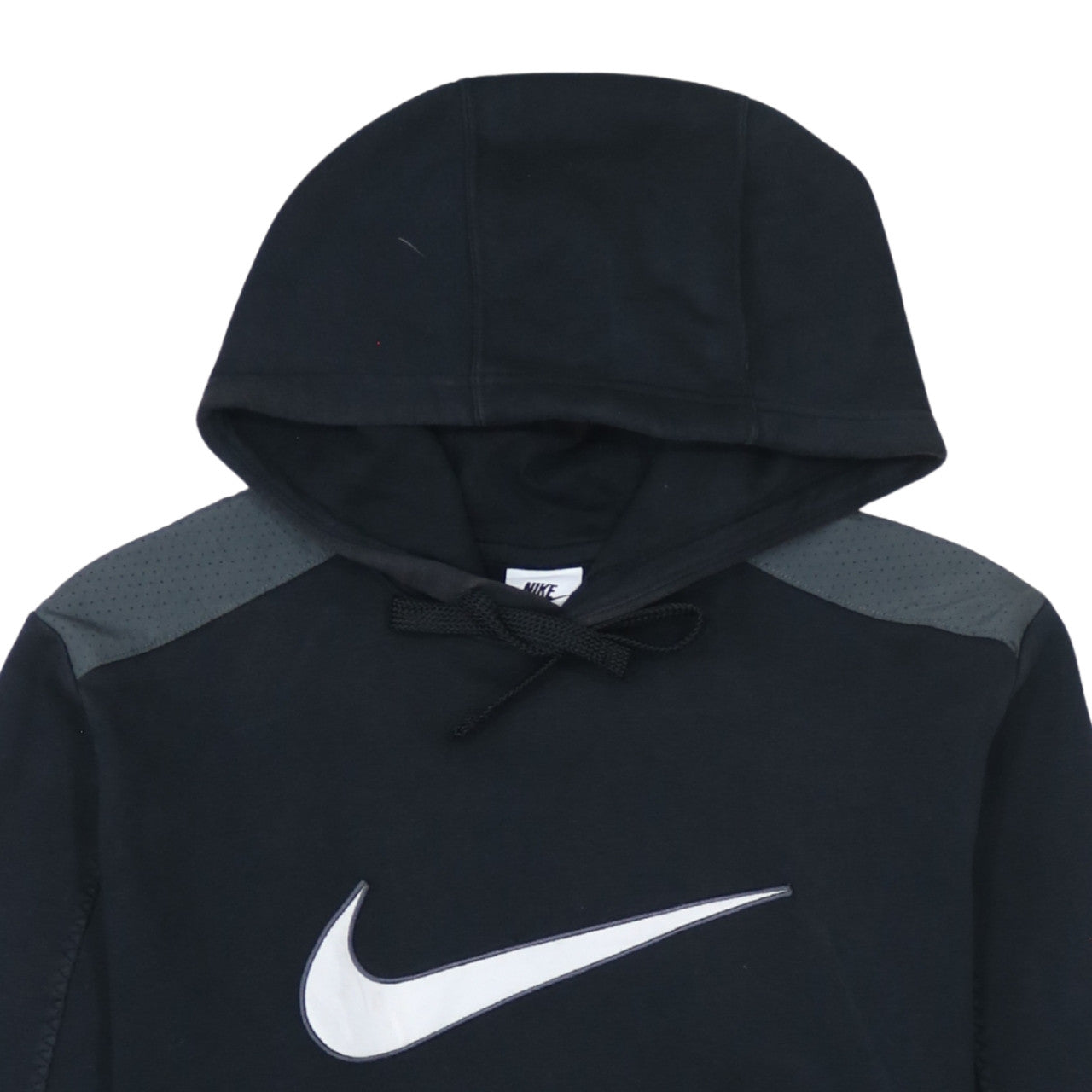 Nike Men's Black S Pullover Hoodie with Logo Fleece Sportswear