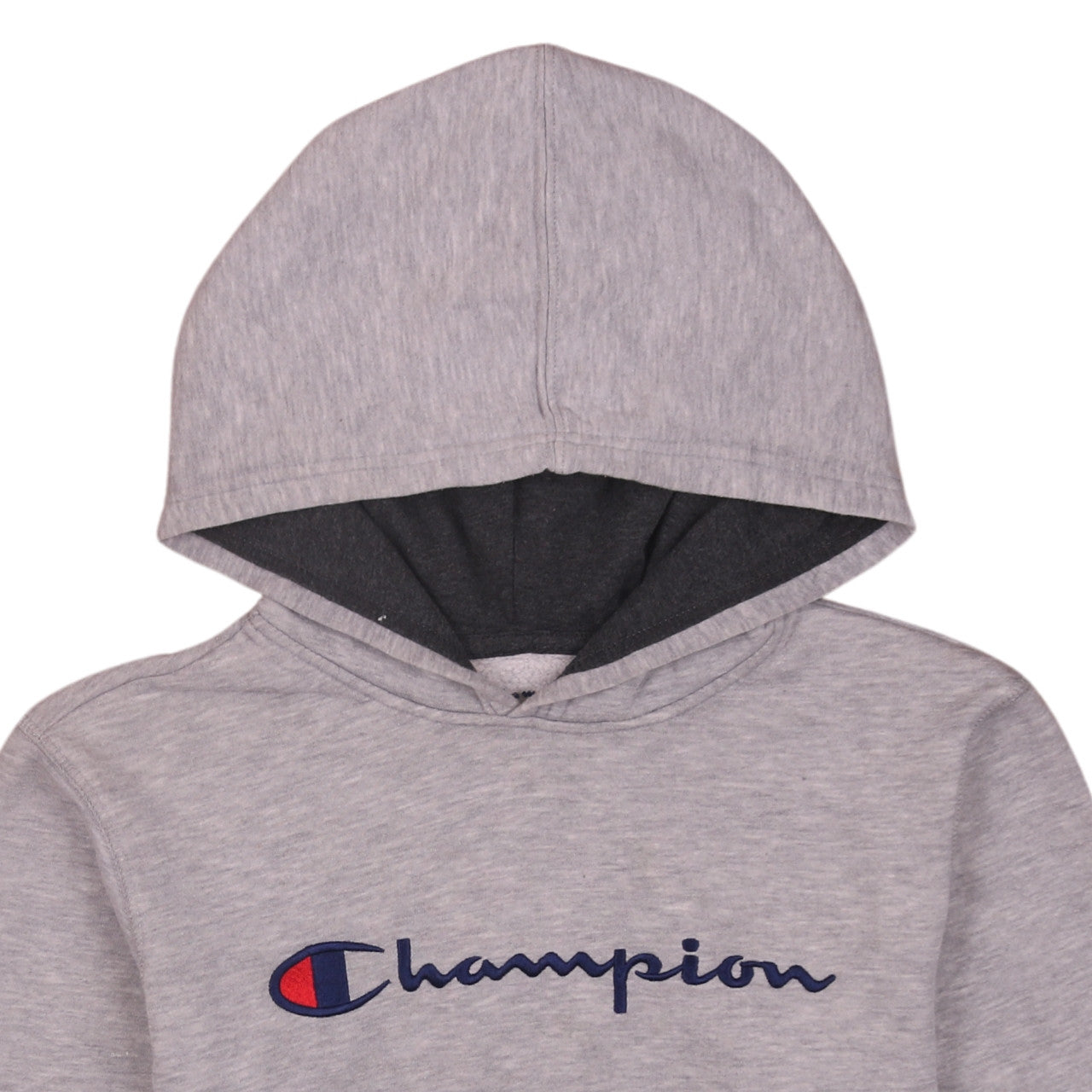 Champion Womens Grey XL Pullover Hoodie with Logo Detail