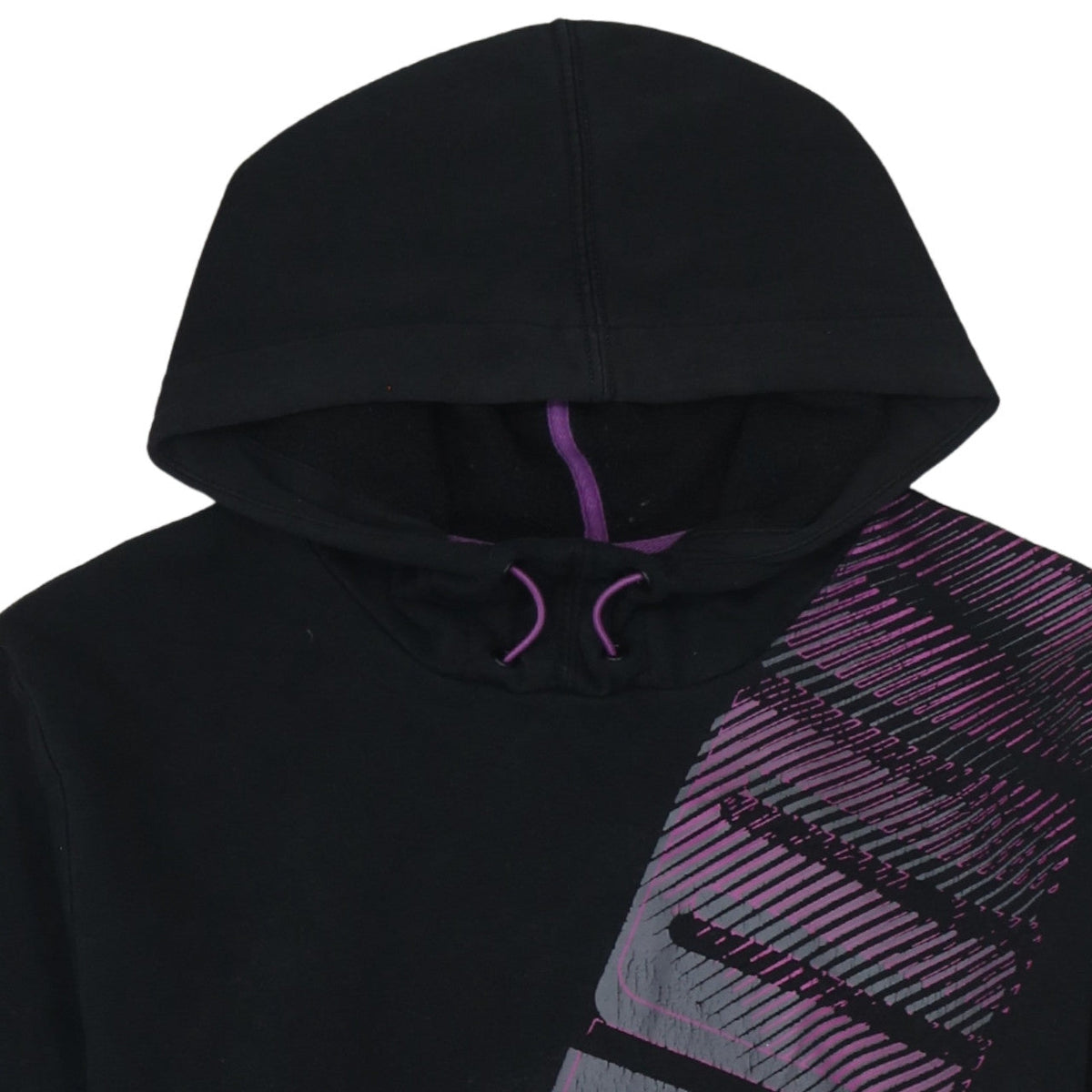 Puma Men's Black Pullover Hoodie Small Graphic Sports Fleece