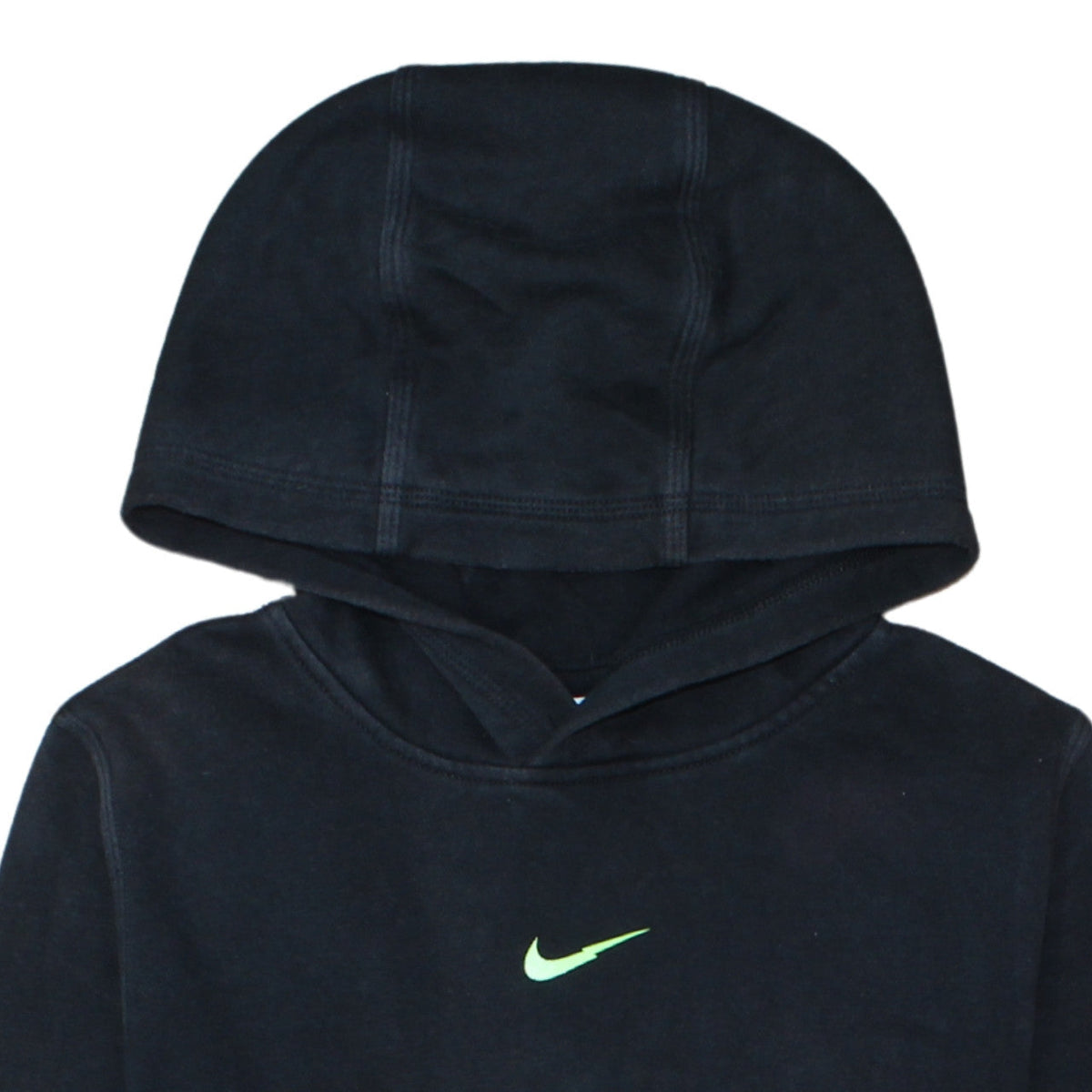 Nike Boys Black Pullover Fleece Hoodie XL 158-170cm Logo Sportswear
