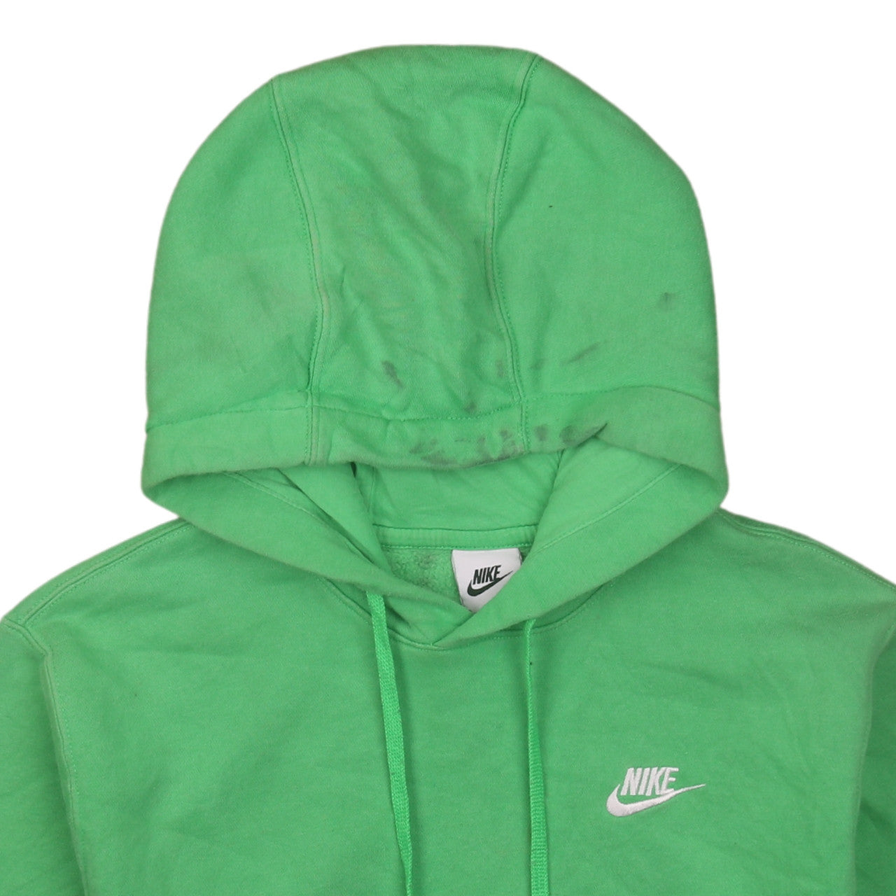 Nike Men's Green Pullover Hoodie Small Regular Fit Fleece