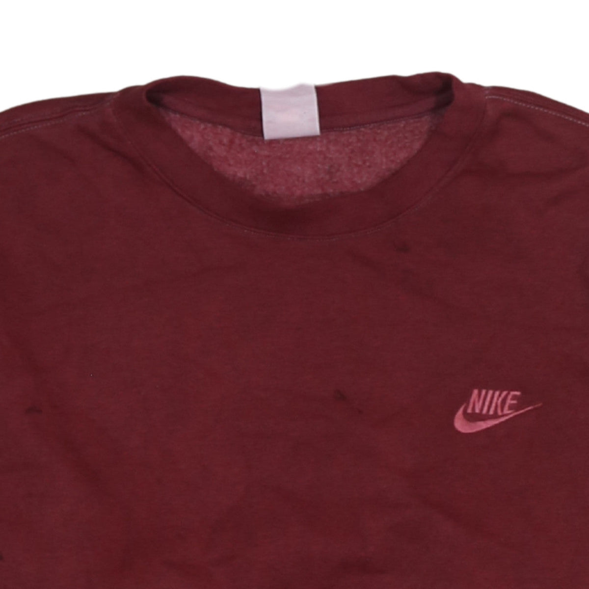 Nike Men's Red Logo Pullover Sweatshirt Size L