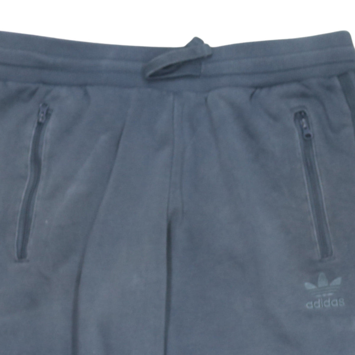 Adidas Women Blue Jogger Trousers Size 10 Fleece Slim Fit
