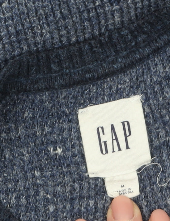 GAP Men's Blue M Knit Crew Neck Pullover Jumper