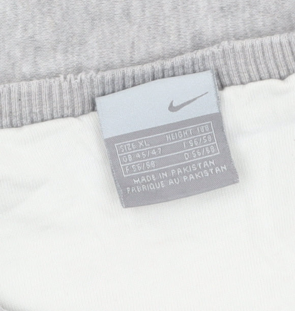 Nike Men's Grey XL Crew Neck Pullover Sweatshirt