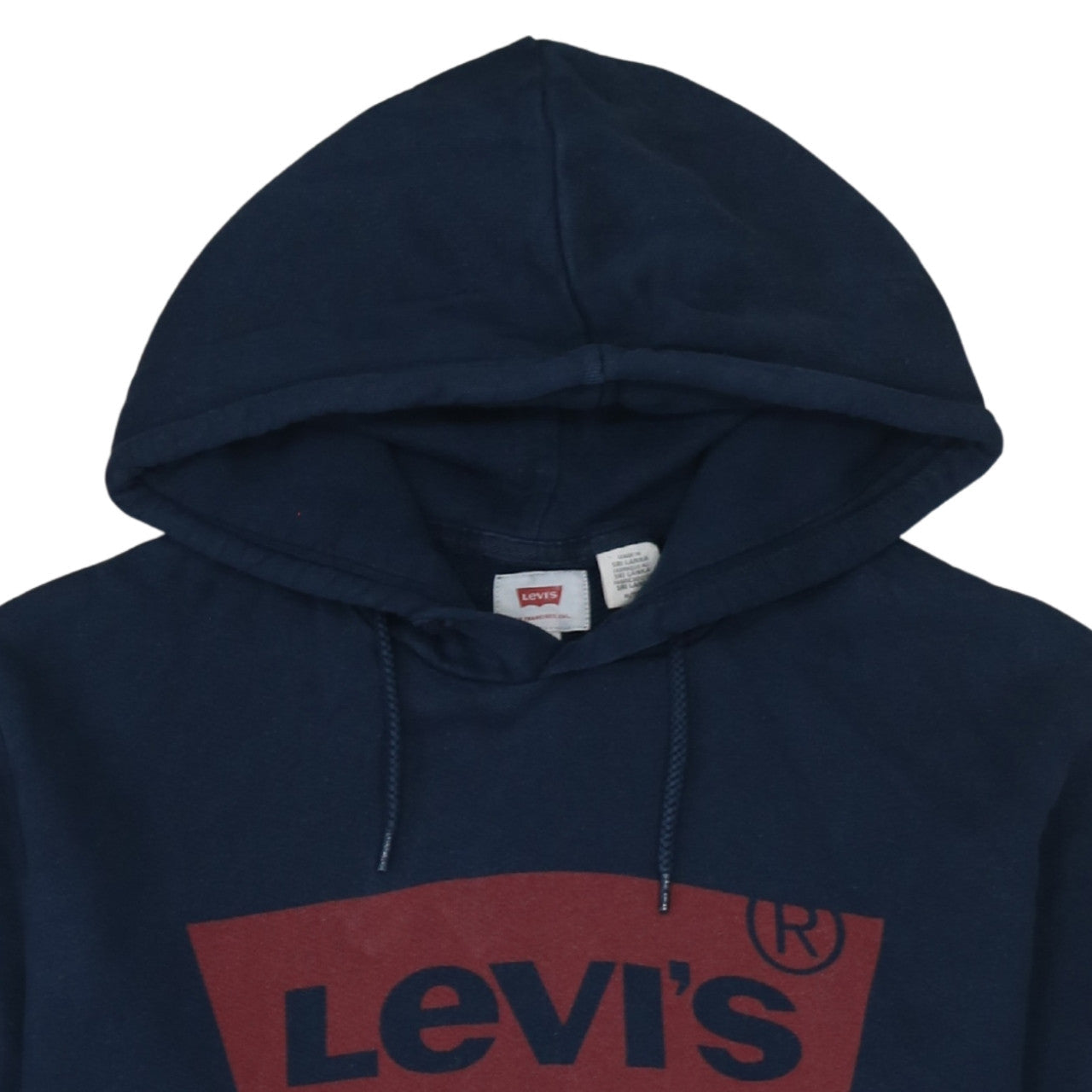 Levi's Men's Blue XL Pullover Hoodie Classic Logo Fleece Sweatshirt