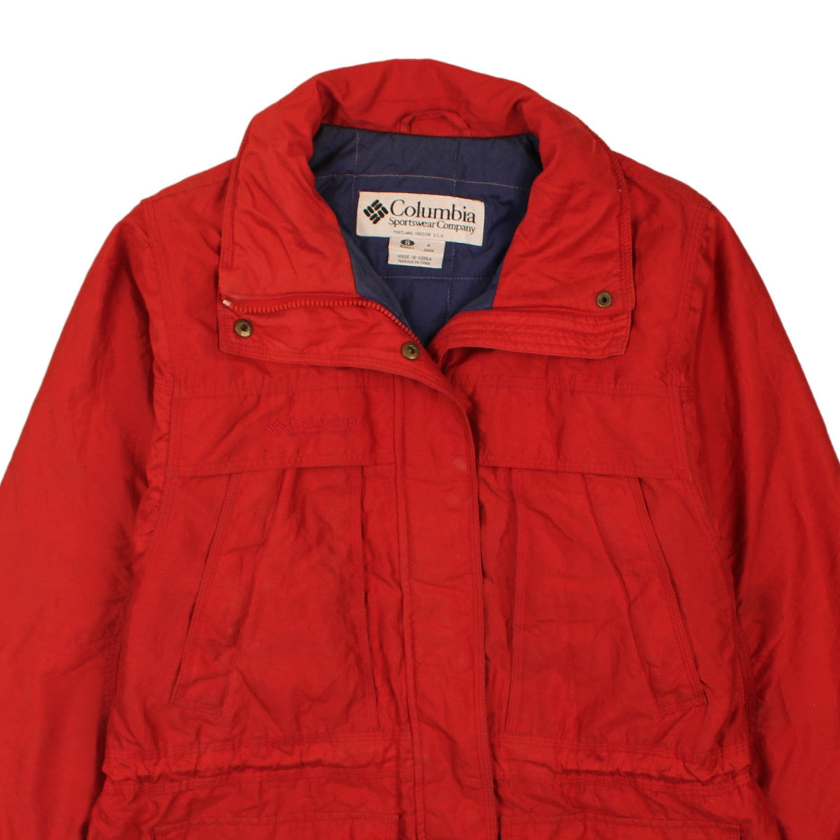 Columbia Women's Red Parka Jacket Size S Water Resistant Winter Coat