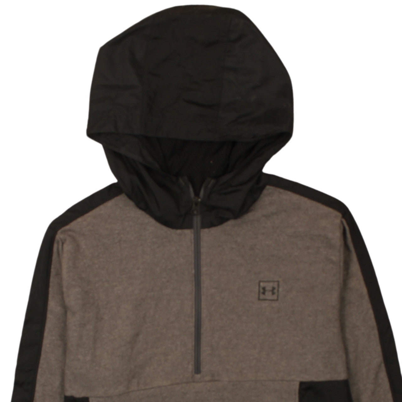 Under Armour Men's Grey 1/2 Zip Pullover Hoodie Size L