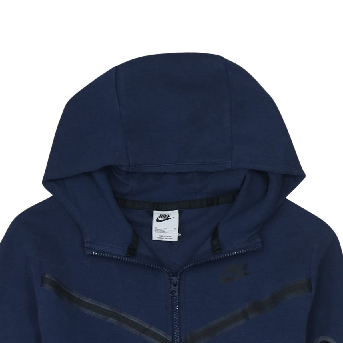 Nike Boys Navy Full Zip Hoodie XL 158-170cm Cotton Blend Fleece