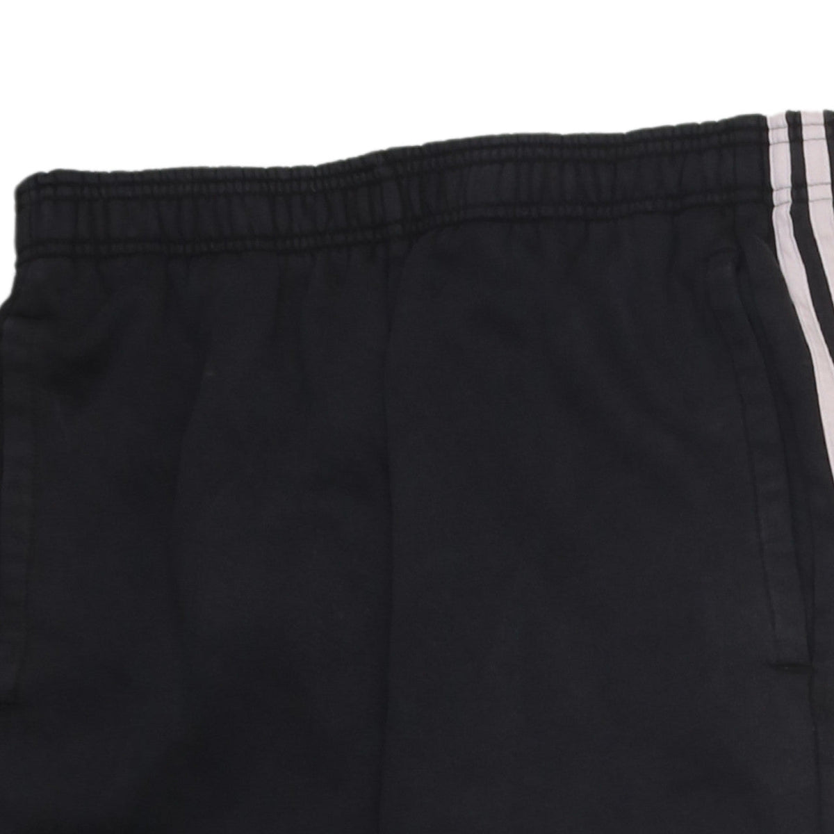 Adidas Men's Black Jogger Trousers M With Stripes Logo