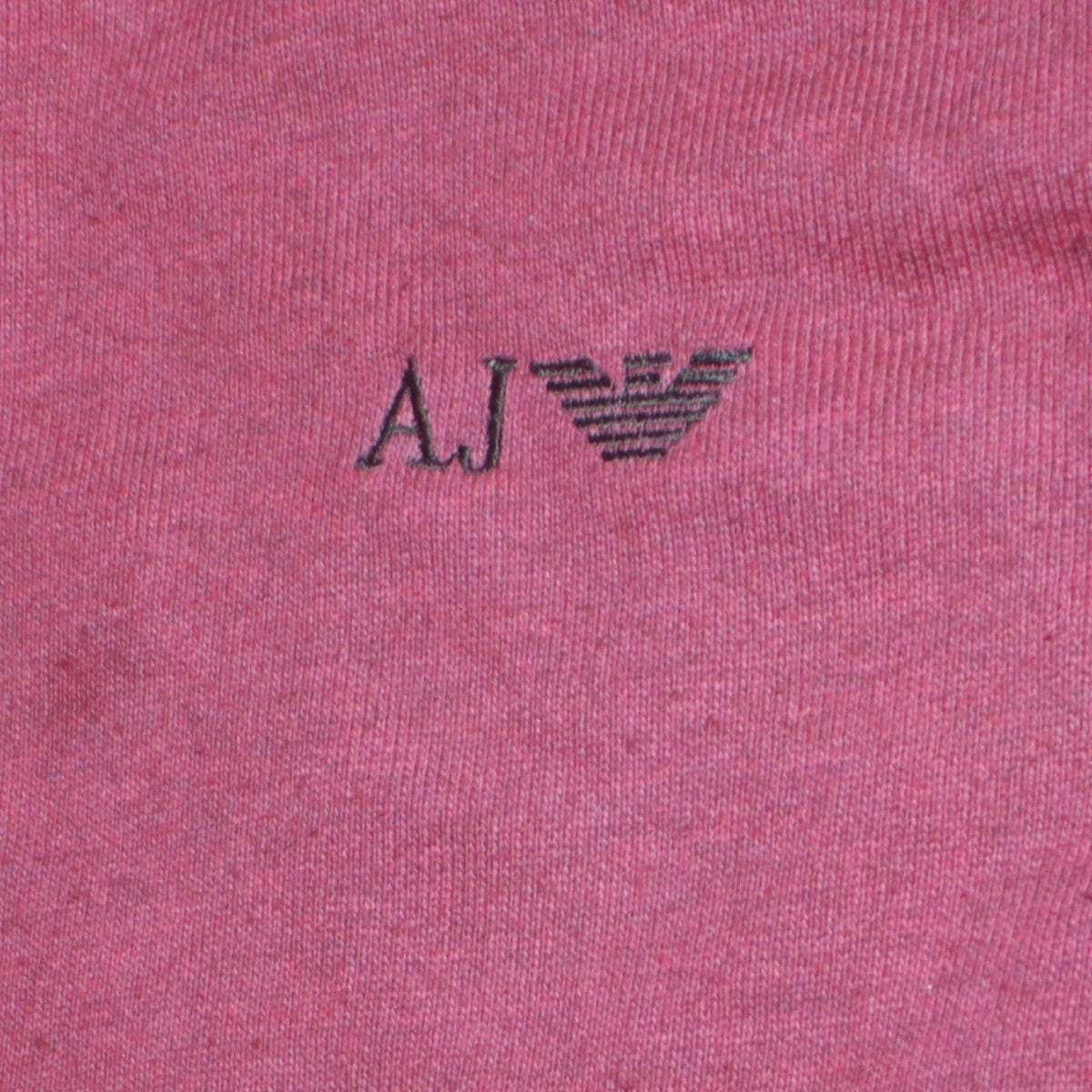 Armani Jeans Men's Red Cotton Crew Neck Pullover Sweatshirt M