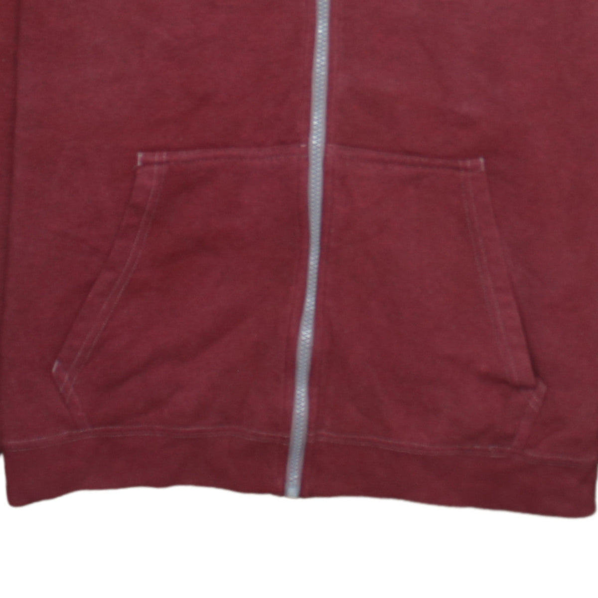 Nike Men's Red Full Zip Hoodie Size M Fleece Sweatshirt