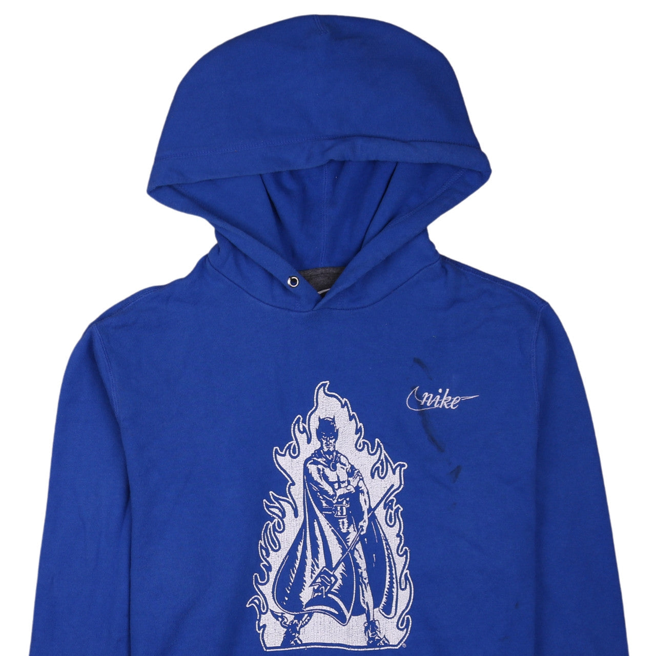 Nike Men's Blue Graphic Pullover Hoodie Size L