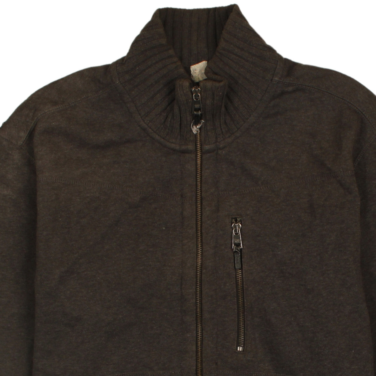 Calvin Klein Men's Brown Full Zip Cotton Jacket Size L