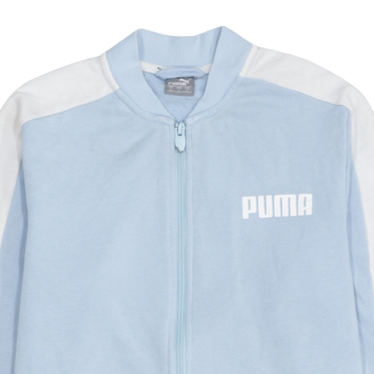 Puma Men's Blue Track Jacket Small Full Zip Sportswear