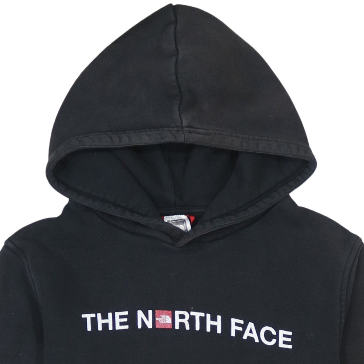 The North Face Boys Black XL Pullover Hoodie Cotton Logo Sweatshirt