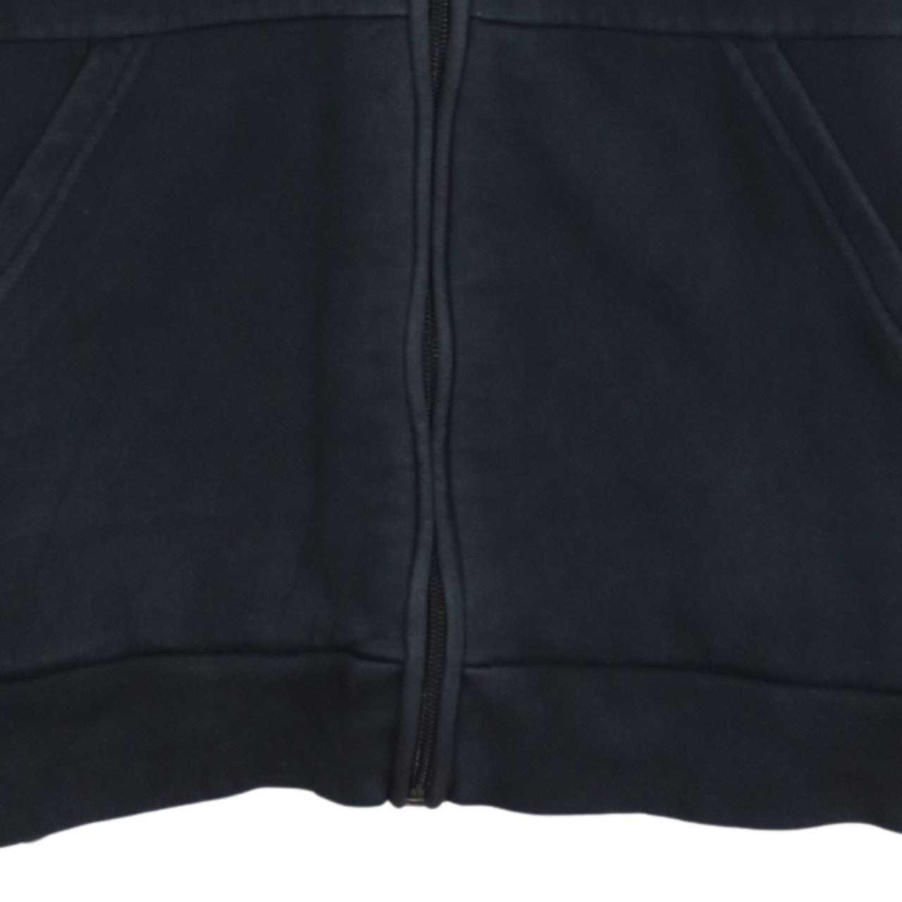 Adidas Boys Black Full Zip Hoodie Size 13-14 Years Fleece Lined Sportswear