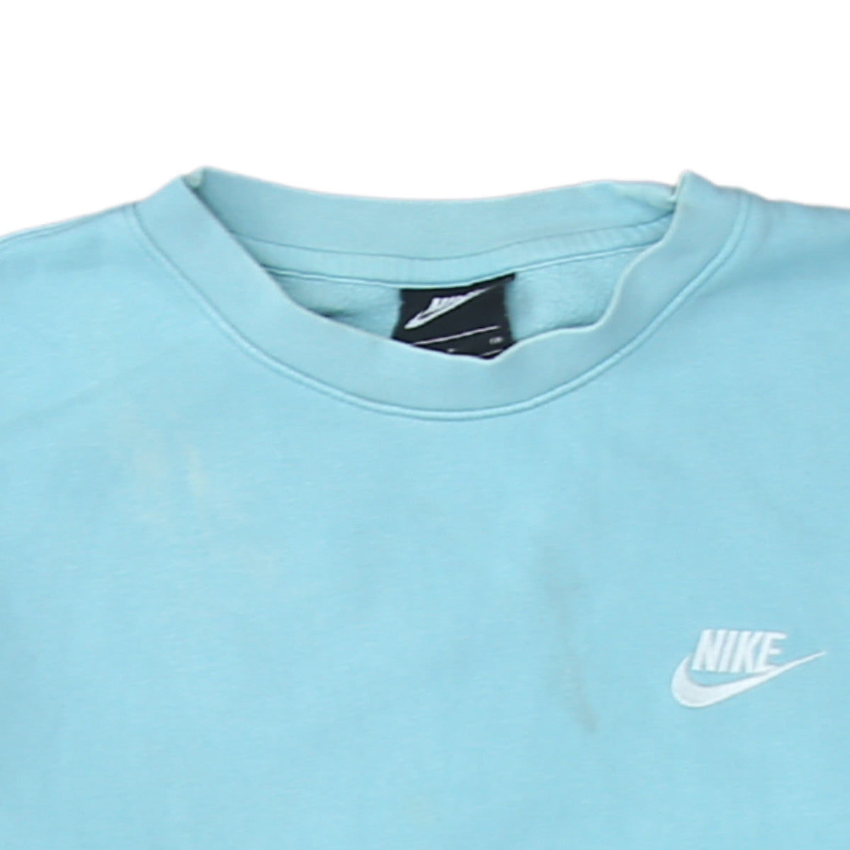Nike Women Blue Small Crew Neck Pullover Sweatshirt