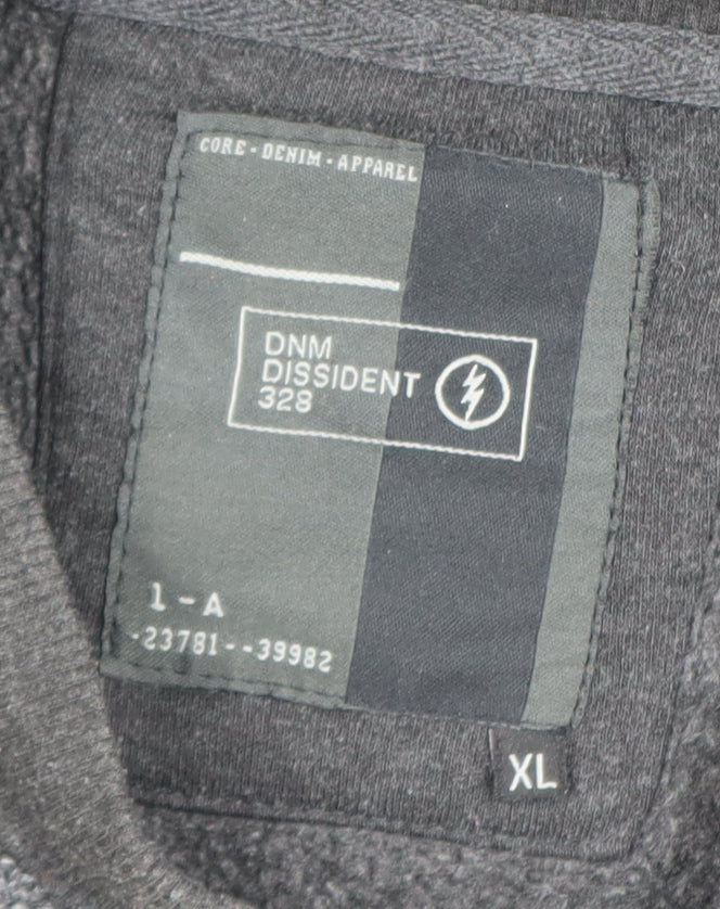 Dissident Men's Grey XL Pullover Sweatshirt Long Sleeve Crew Neck