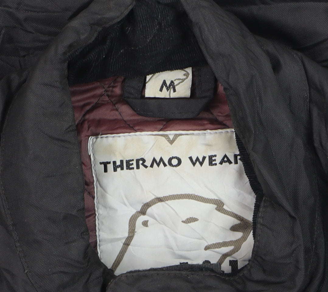 Thermo Wear Men's Black M Winter Parka Jacket Windproof Lined