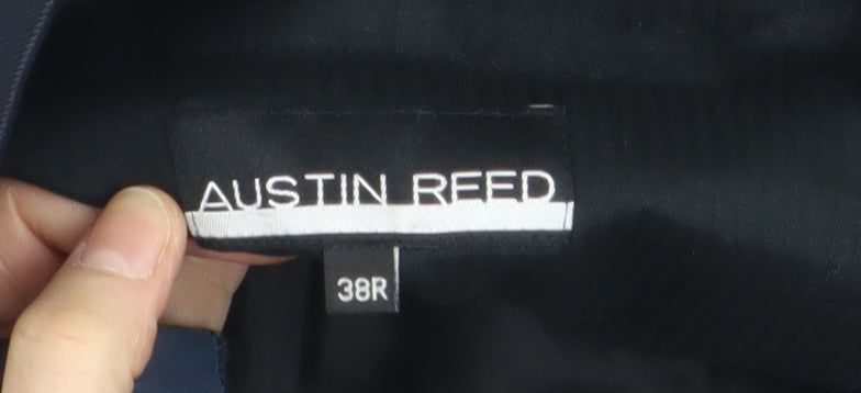 Austin Reed Men’s Black Pinstripe Wool Dress Pants 38R Regular Fit