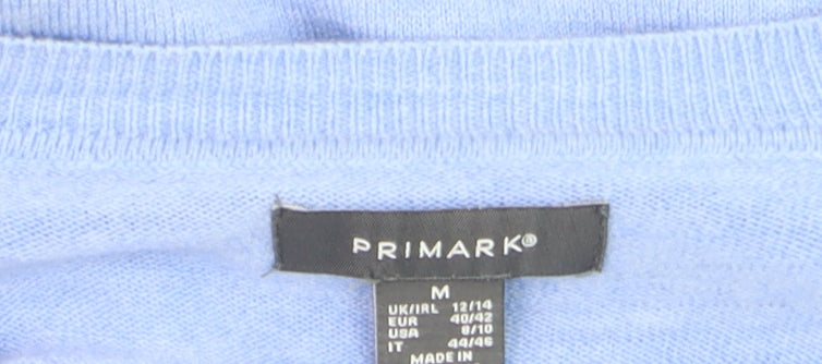 Primark Men’s Blue Medium Crew Neck Pullover Jumper