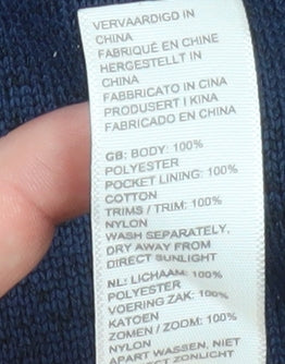 FatFace Men's Blue 1/2 Zip Fleece Sweatshirt Size L